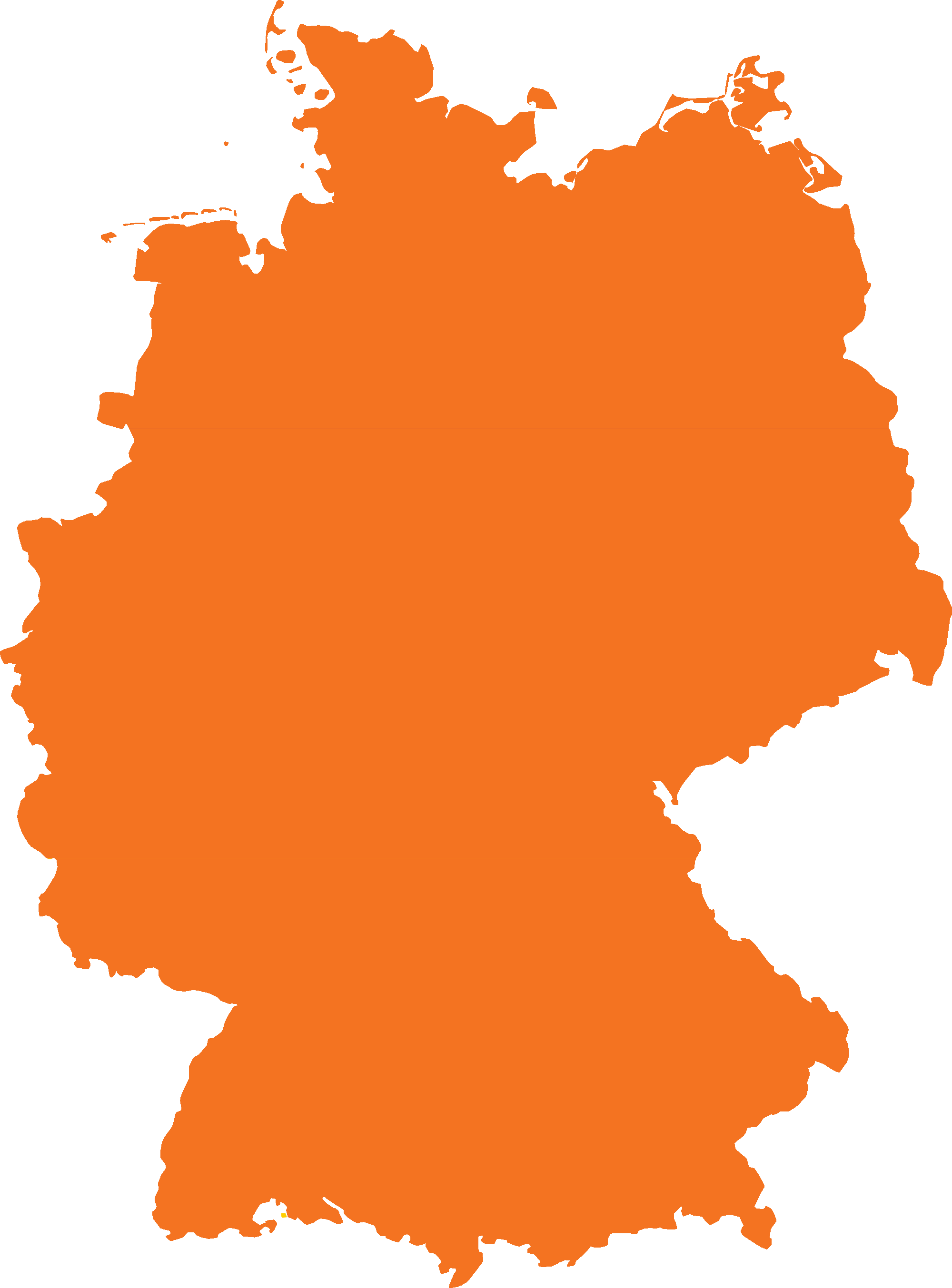 Deutschland map